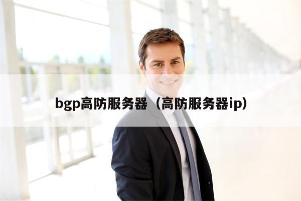 bgp高防服务器（高防服务器ip）