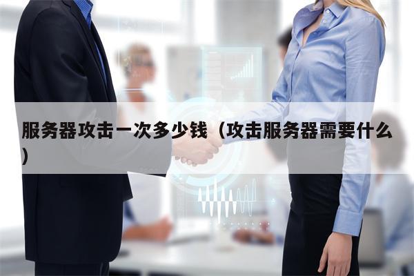 服务器攻击一次多少钱（攻击服务器需要什么）