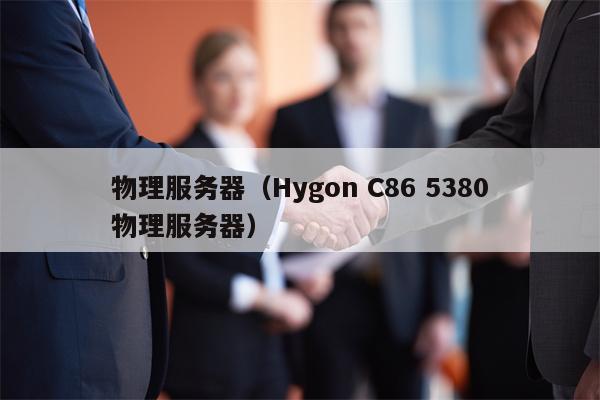 物理服务器（Hygon C86 5380物理服务器）