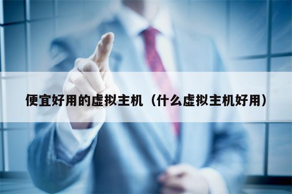 便宜好用的虚拟主机（什么虚拟主机好用）