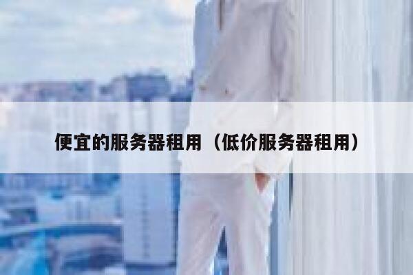 便宜的服务器租用（低价服务器租用）