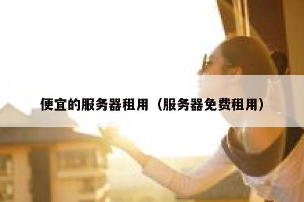 便宜的服务器租用（服务器免费租用）