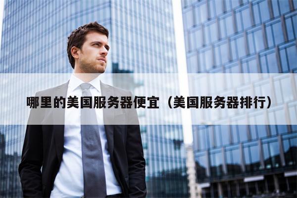 哪里的美国服务器便宜（美国服务器排行）