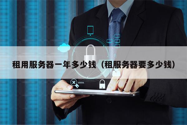 租用服务器一年多少钱（租服务器要多少钱）