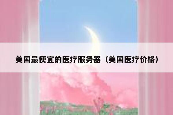 美国最便宜的医疗服务器（美国医疗价格）