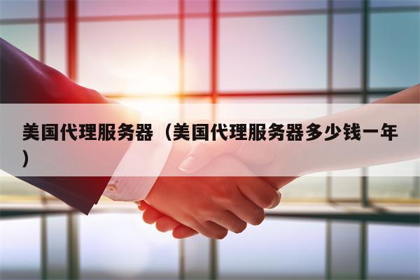 美国代理服务器（美国代理服务器多少钱一年）