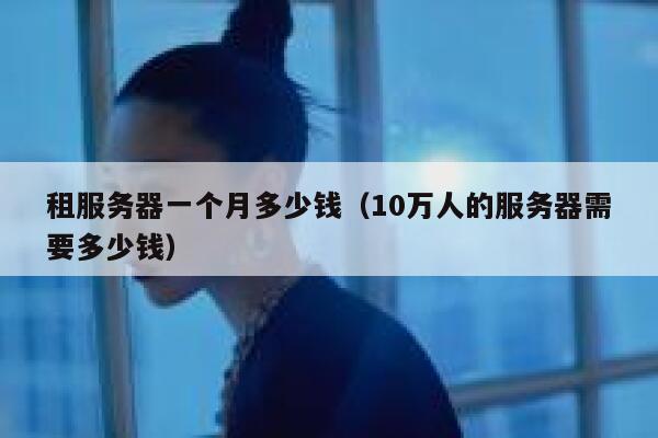 租服务器一个月多少钱（10万人的服务器需要多少钱）