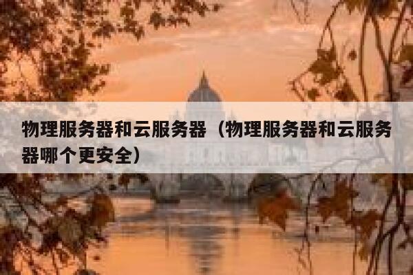 物理服务器和云服务器（物理服务器和云服务器哪个更安全）