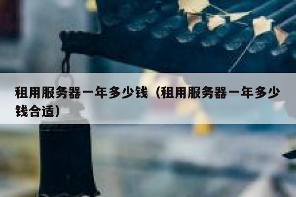 租用服务器一年多少钱（租用服务器一年多少钱合适）