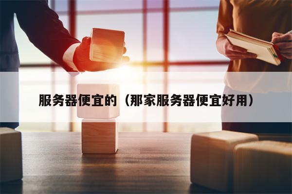 服务器便宜的（那家服务器便宜好用）