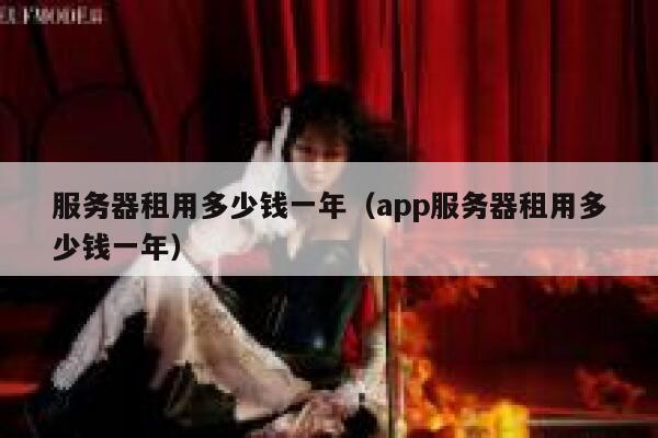 服务器租用多少钱一年（app服务器租用多少钱一年）