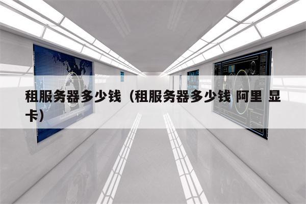 租服务器多少钱（租服务器多少钱 阿里 显卡）