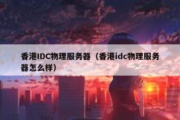 香港IDC物理服务器（香港idc物理服务器怎么样）