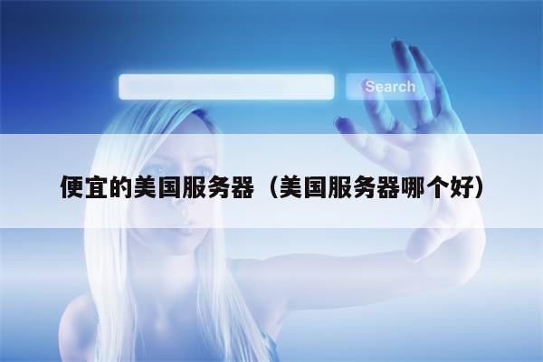 便宜的美国服务器（美国服务器哪个好）