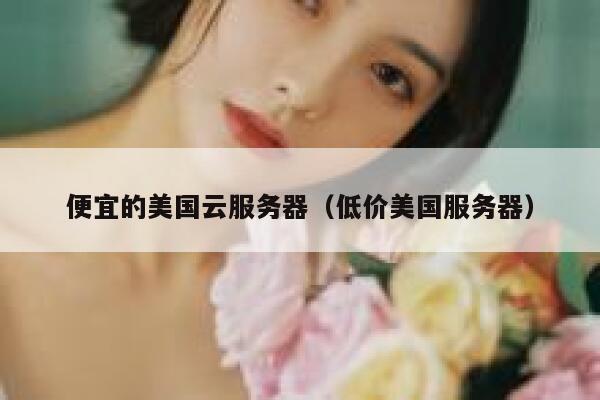 便宜的美国云服务器（低价美国服务器）