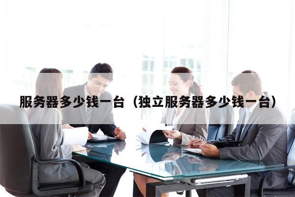 服务器多少钱一台（独立服务器多少钱一台）
