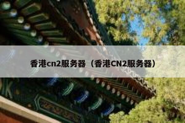 香港cn2服务器（香港CN2服务器）