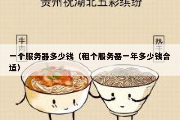 一个服务器多少钱（租个服务器一年多少钱合适）