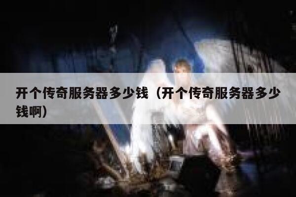 开个传奇服务器多少钱（开个传奇服务器多少钱啊）