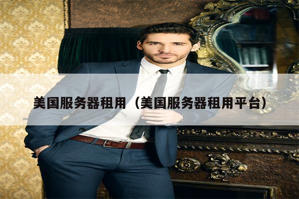 美国服务器租用（美国服务器租用平台）