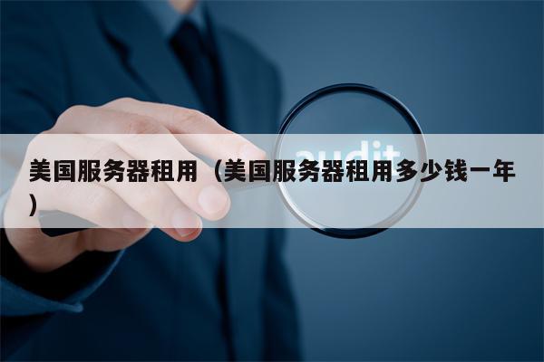 美国服务器租用（美国服务器租用多少钱一年）