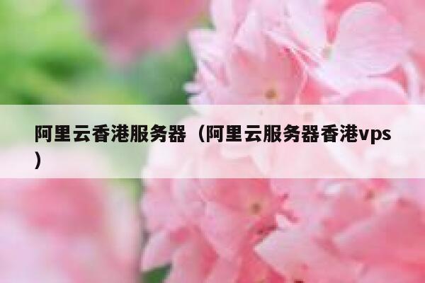 阿里云香港服务器（阿里云服务器香港vps）