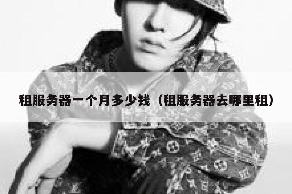 租服务器一个月多少钱（租服务器去哪里租）