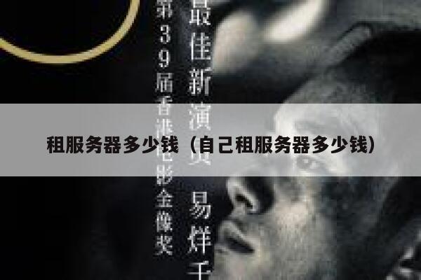 租服务器多少钱（自己租服务器多少钱）