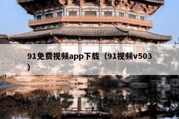 91免费视频app下载（91视频v503）