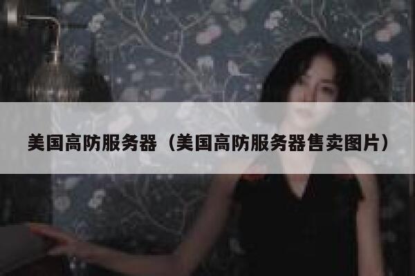 美国高防服务器（美国高防服务器售卖图片）