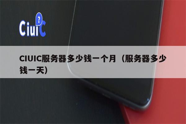 CIUIC服务器多少钱一个月（服务器多少钱一天）