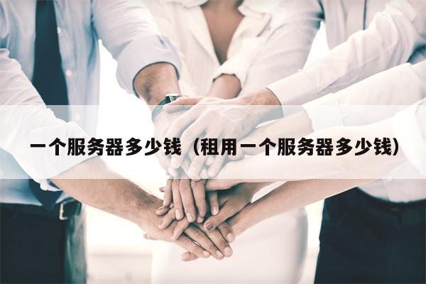 一个服务器多少钱（租用一个服务器多少钱）