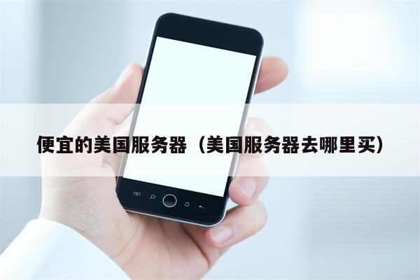 便宜的美国服务器（美国服务器去哪里买）