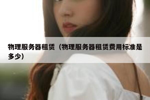 物理服务器租赁（物理服务器租赁费用标准是多少）