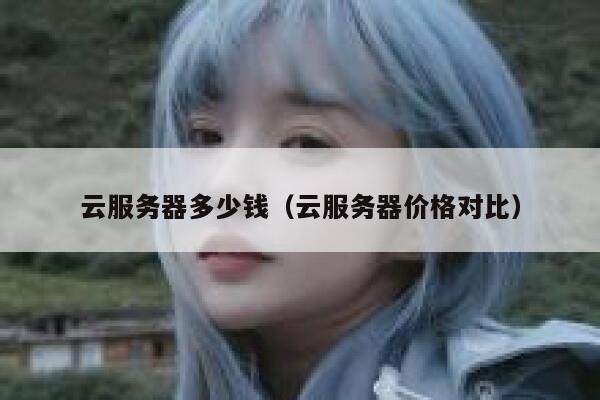 云服务器多少钱（云服务器价格对比）