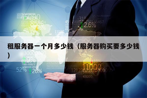 租服务器一个月多少钱（服务器购买要多少钱）