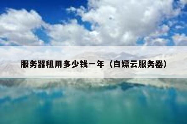 服务器租用多少钱一年（白嫖云服务器）