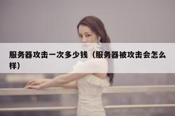 服务器攻击一次多少钱（服务器被攻击会怎么样）