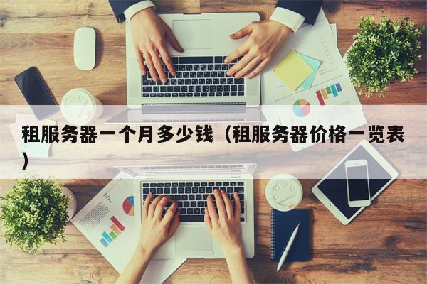 租服务器一个月多少钱(租服务器价格一览表)