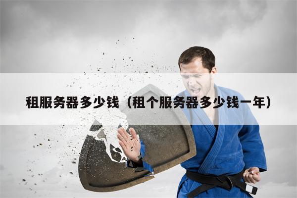 租服务器多少钱（租个服务器多少钱一年）