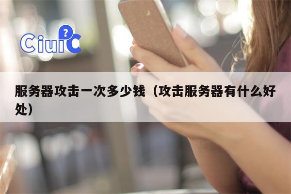 服务器攻击一次多少钱（攻击服务器有什么好处）