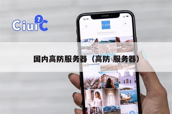 国内高防服务器（高防 服务器）