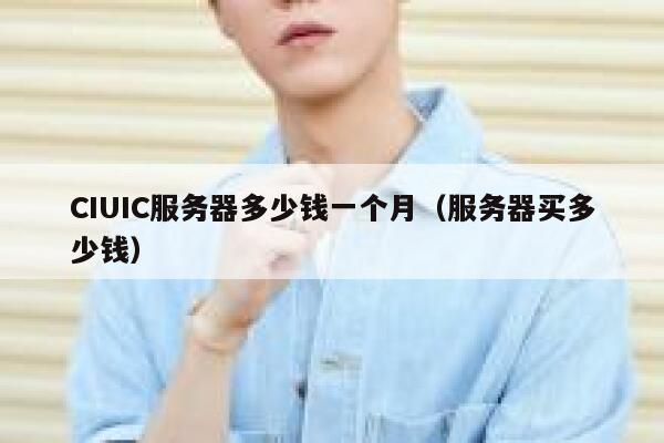 CIUIC服务器多少钱一个月（服务器买多少钱）